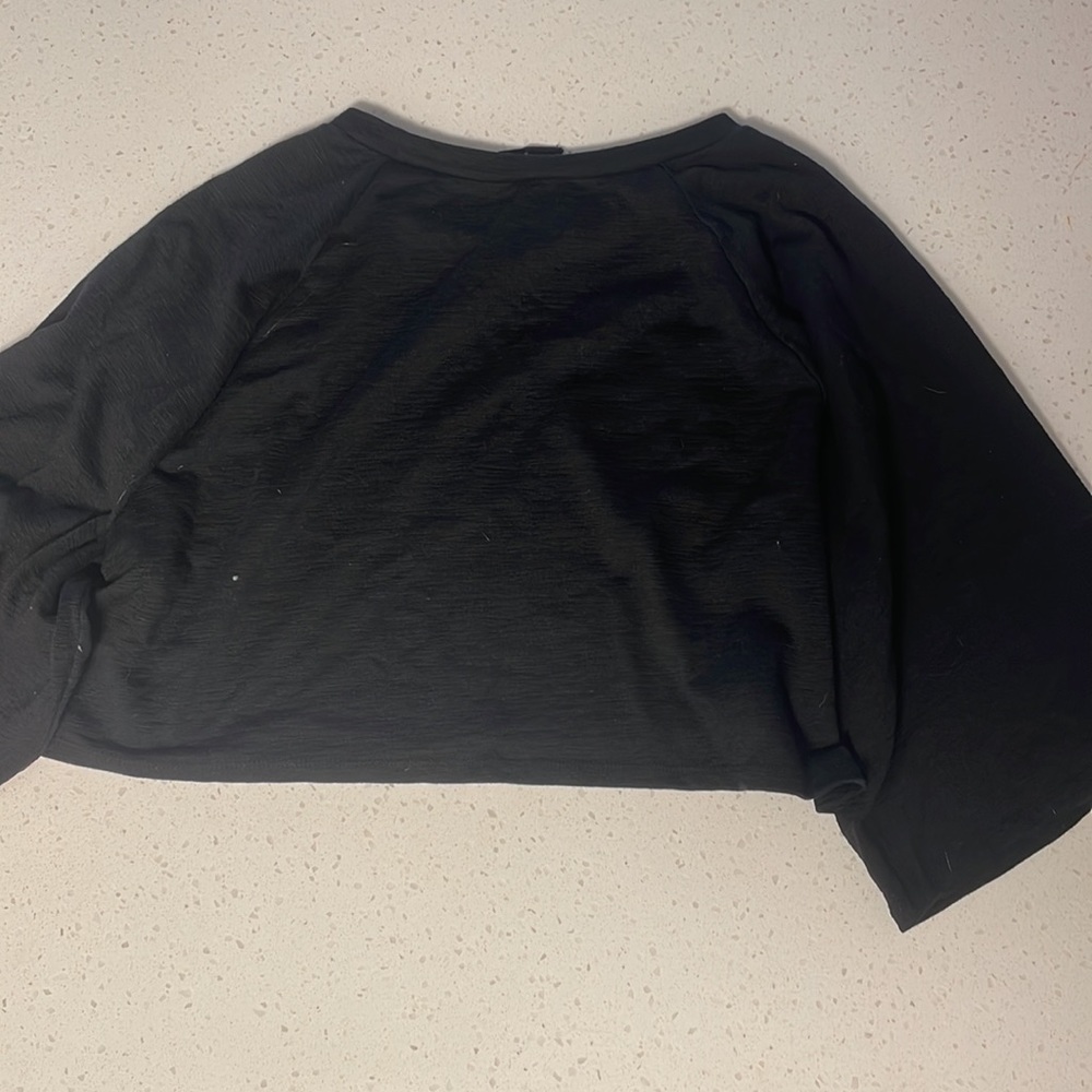 Storia Lightning Bolt Oversized Boxy Cropped Top - Picture 5 of 5